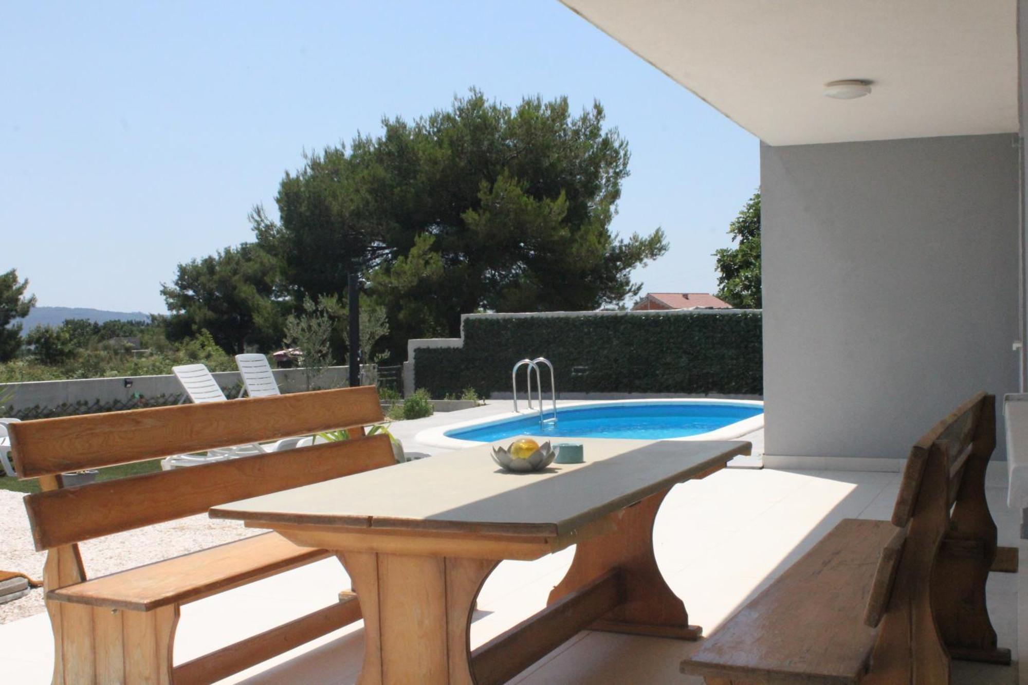 Villa Marta 3 Bedrooms, 2 Baths And Pool Kaštel Štafilić Zewnętrze zdjęcie